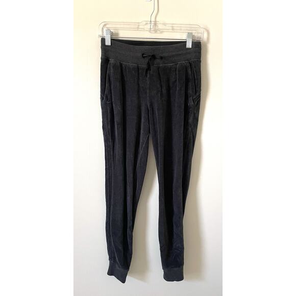 Lululemon Athletica Velvet Athleisure Joggers Pants Dark Gray Small - Picture 1 of 7